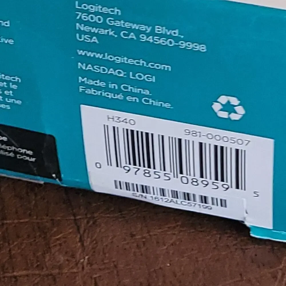 Logitech h340 usb